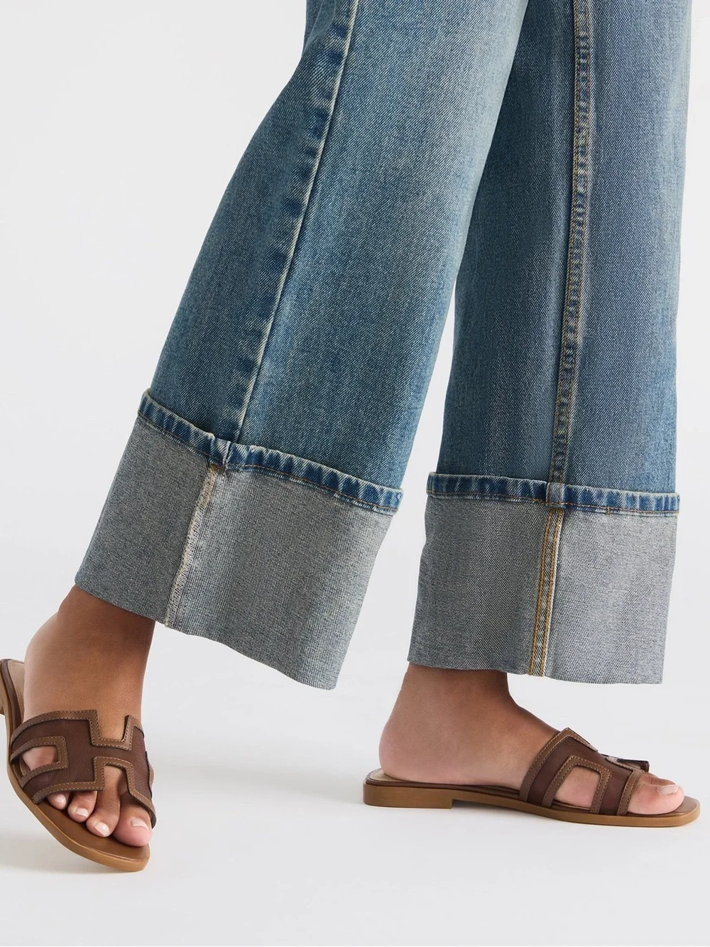 Steve Madden Hadyn Mesh Brown sandals